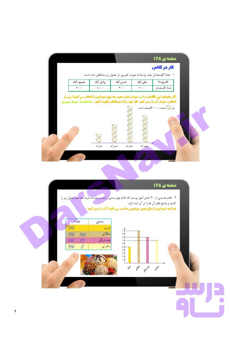 پاسخ فصل 7 ریاضی سوم  صفحه 14