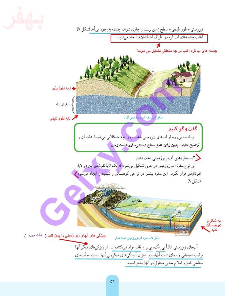 پاسخ فصل هفت علوم هفتم  صفحه 5