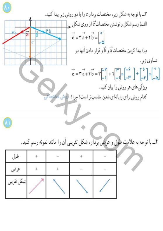 پاسخ فصل پنج ریاضی هشتم  صفحه 17