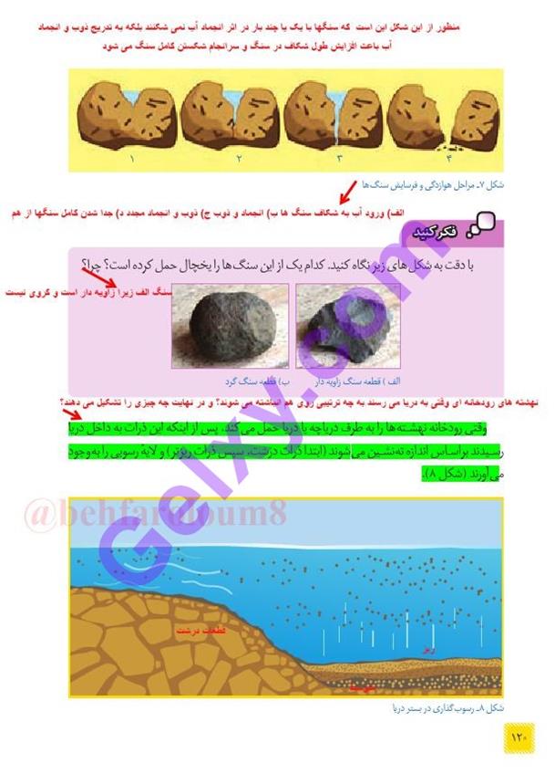 پاسخ فصل سیزده علوم هشتم  صفحه 6