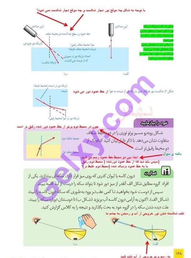 پاسخ فصل پانزده علوم هشتم  صفحه 2