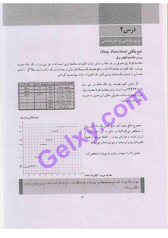 پاسخ فصل 2 ریاضی و آمار یازدهم انسانی صفحه 14