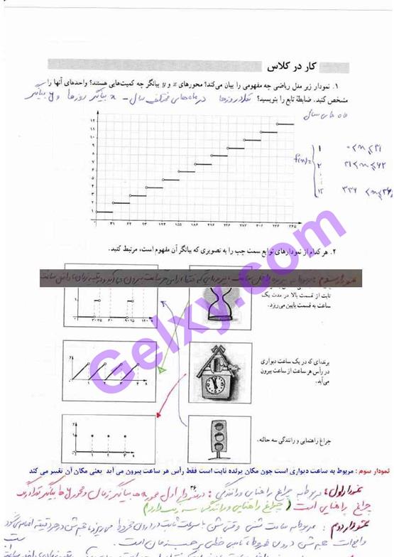 پاسخ فصل دو ریاضی و آمار یازدهم انسانی صفحه 16