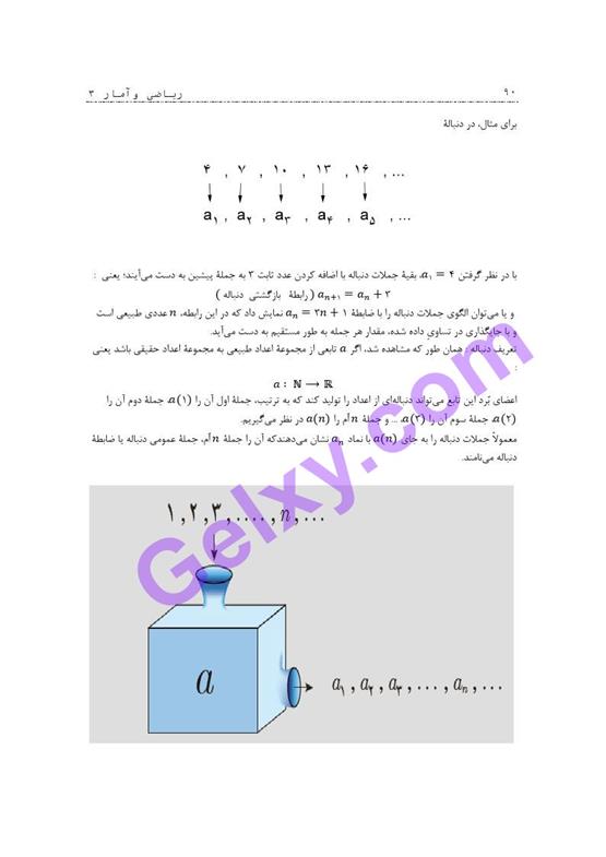 پاسخ فصل دو ریاضی و آمار دوازدهم انسانی صفحه 11