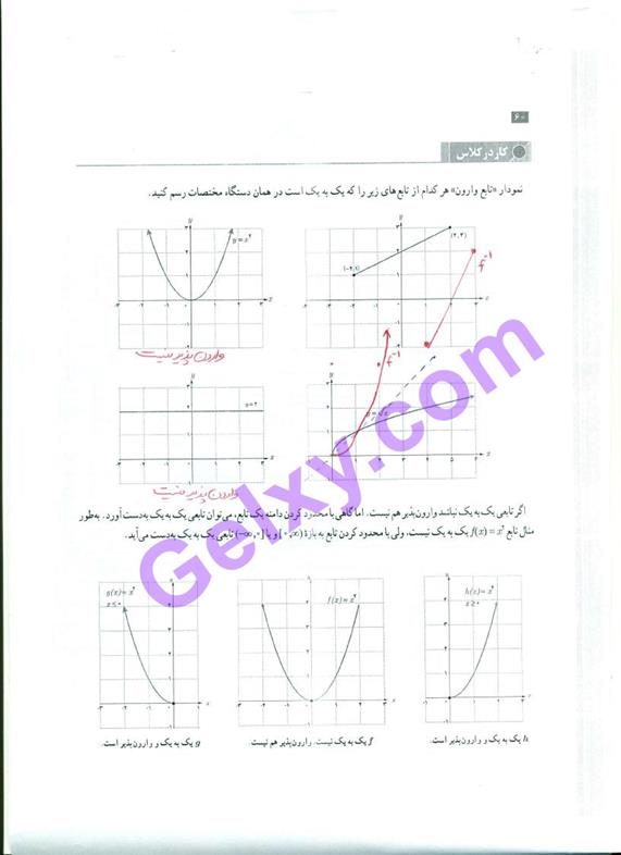 پاسخ فصل 2 حسابان یازدهم ریاضی صفحه 25