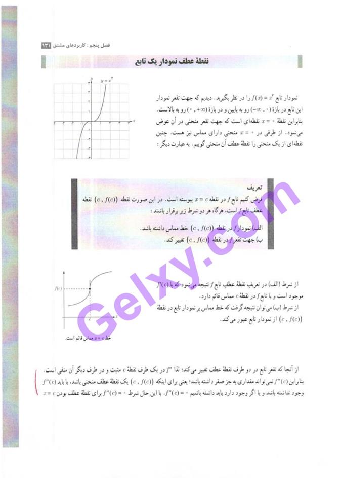 پاسخ فصل پنج حسابان دوازدهم ریاضی صفحه 23