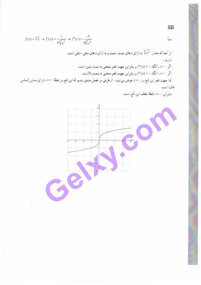 پاسخ فصل پنج حسابان دوازدهم ریاضی صفحه 26