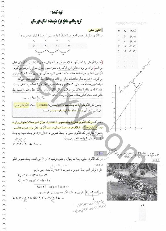 پاسخ فصل یک ریاضی دهم صفحه 16