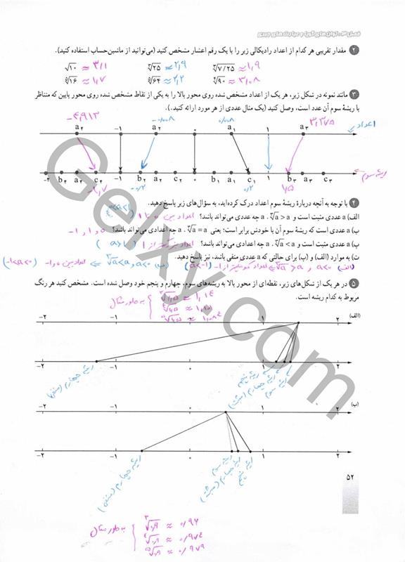 پاسخ فصل 3 ریاضی دهم صفحه 6