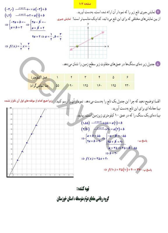 پاسخ فصل 5 ریاضی دهم صفحه 14