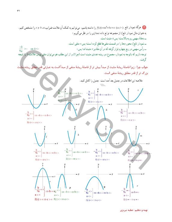 پاسخ فصل 1 ریاضی یازدهم تجربی صفحه 28