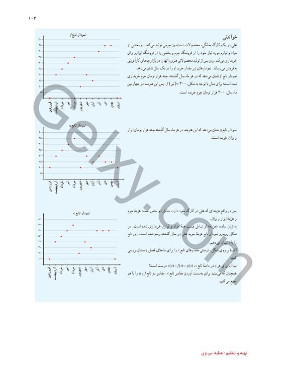 پاسخ فصل سه ریاضی یازدهم تجربی صفحه 24