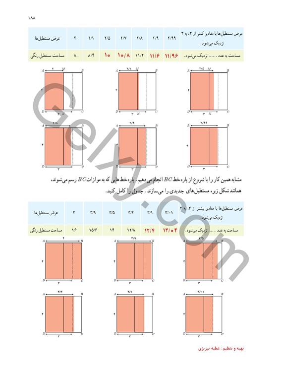 پاسخ فصل شش ریاضی یازدهم تجربی صفحه 3