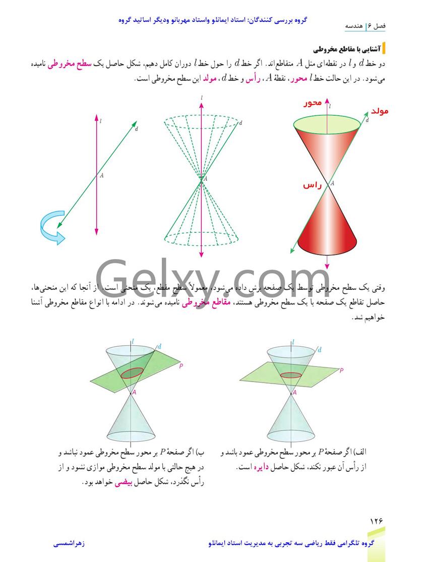 پاسخ فصل 6 ریاضی دوازدهم تجربی صفحه 6